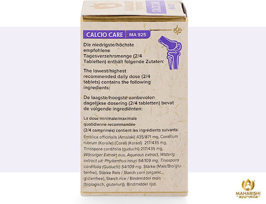 Maharishi Ayurveda Calcio Care 60 Tablets Natural