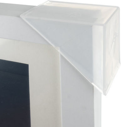 Kruzzel Ramă foto pentru copii din plastic albă