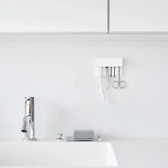 Yamazaki Toothbrush Support Base Wallpaper Plastic White