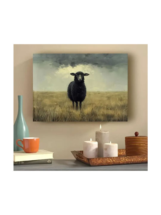 Black Sheep Canvas Poster 40×60cm Without Frame