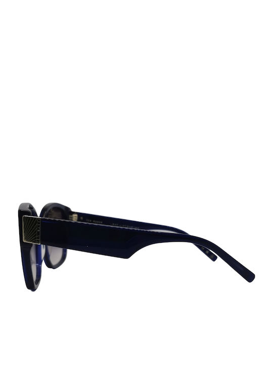 Ted Baker Women's Sunglasses with Blue Plastic Frame and Blue Lens TB1767 657