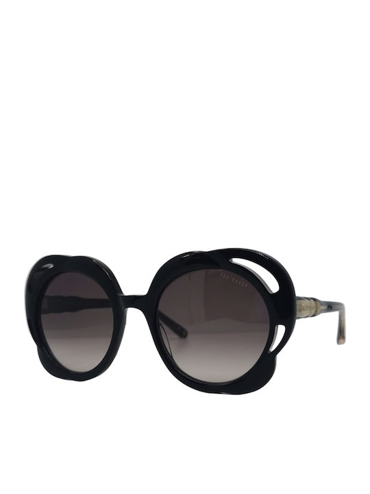 Ted Baker Feminini Ochelari de soare cu Negru Cadru și Negru Lentilă TB1772 001