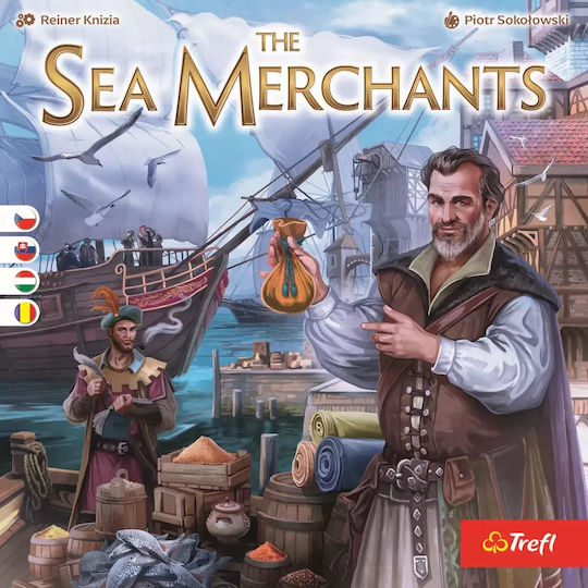 Joc de Societate Merchants At Sea pentru 2-4 Jucători 8+ Ani Trefl