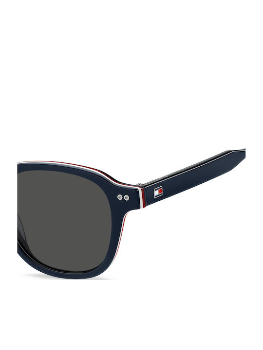 Tommy Hilfiger Ανδρικά Γυαλιά Ηλίου με Navy Μπλε Κοκκάλινο Σκελετό και Γκρι Φακό TH2185/S PJP/IR