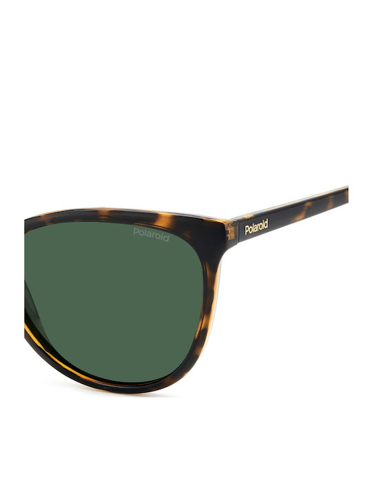 Polaroid Women's Sunglasses with Brown Tartaruga Plastic Frame and Gray Polarized Lens PLD4179/S 086/UC