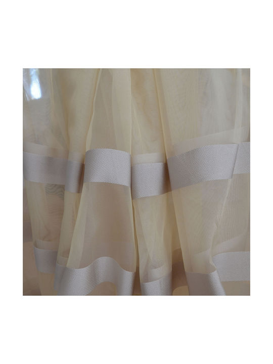 Saray Home Curtain With Pencil Pleat Beige 140x280cm