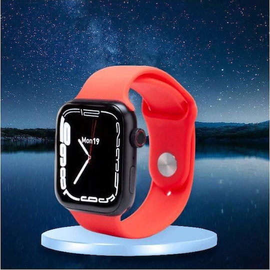 Series 7 Smartwatch με Παλμογράφο (Κόκκινο)