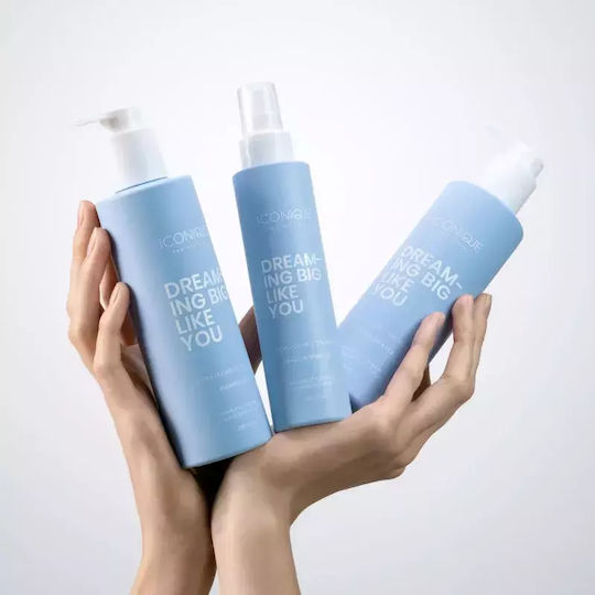 Iconique Professional Dreaming Big Like You Volume and Thickness Hair Care Set for Coloured Hair with Shampoo Conditioner and Spray 3 Pieces