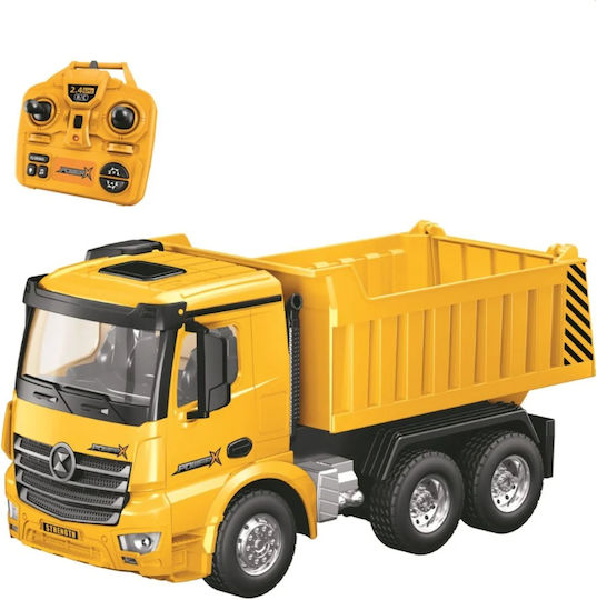 Huina Toys 2 4G 6CH Dump Truck Remote Controlled Truck Yellow