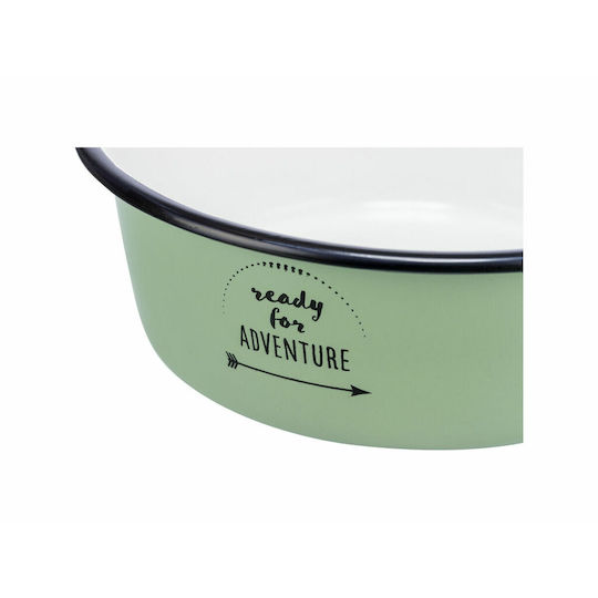Trixie Edelstahl Schalen Futter & Wasser für Hund & Katze 1.9lt 21cm in Grün Farbe