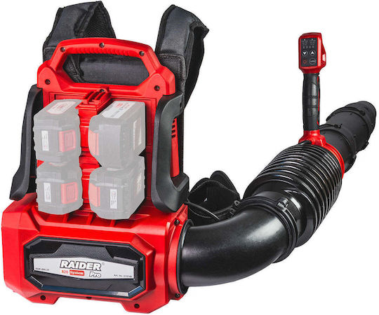 Raider RDP-BBL20 Φυσητήρας Πλάτης Μπαταρίας 40V Solo με Μέγιστη Ταχύτητα Αέρα 252km/h