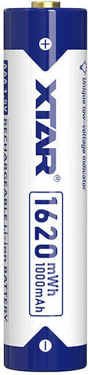 XTAR Презареждащи батерии AAA Li-ion 1000mAh 1.5V 4бр