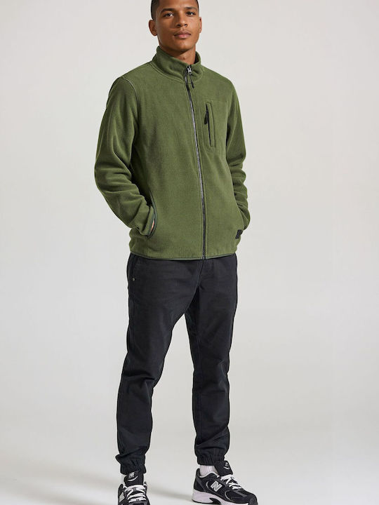 Ανδρική Ζακέτα Fleece Πράσινη