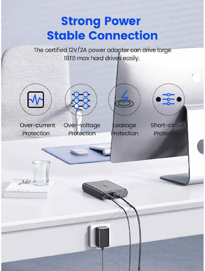 Orico Case for Hard Drive 3.5" SATA III with Connection Type-C