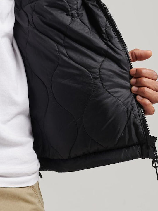 Men's Fleece Cardigan Black