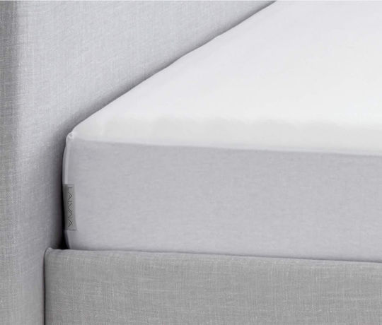 La Luna Bamboo Jersey Сет Калъфки за Възглавници Водоустойчиви Бял 50x70см.