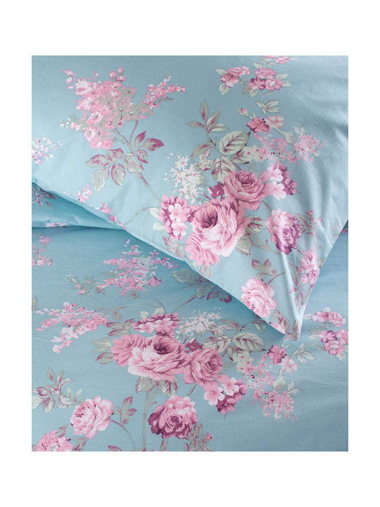 Rythmos Springtime Set Față de Pernă cu plic de acoperire Albastru 50x70cm.