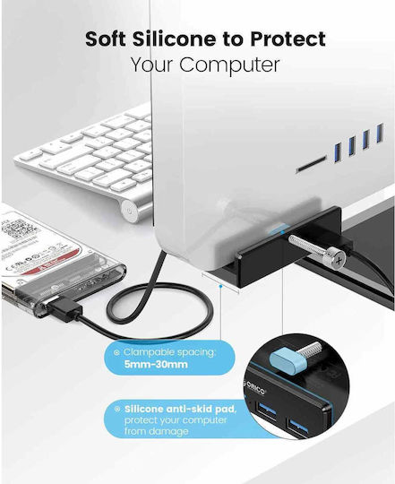 Orico MH4PU Hub 4 Θυρών USB 3.0 με σύνδεση USB-A