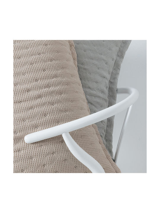 Palamaiki Alison Pillowcase Set Oxford Grey 50x70cm.
