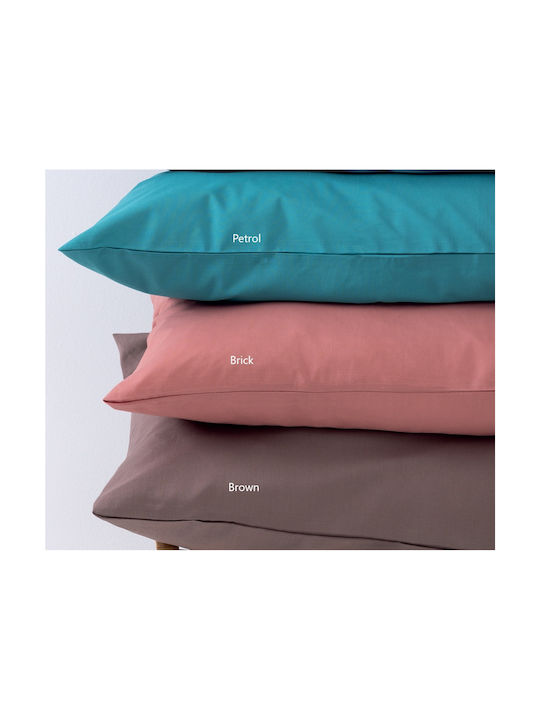 Palamaiki Etoile Set Față de Pernă cu plic de acoperire Cărămidă 52x72cm.