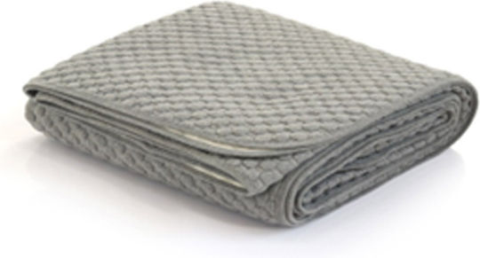 Liolios Home Popcorn Pillowcase Set Gray 50x70cm.