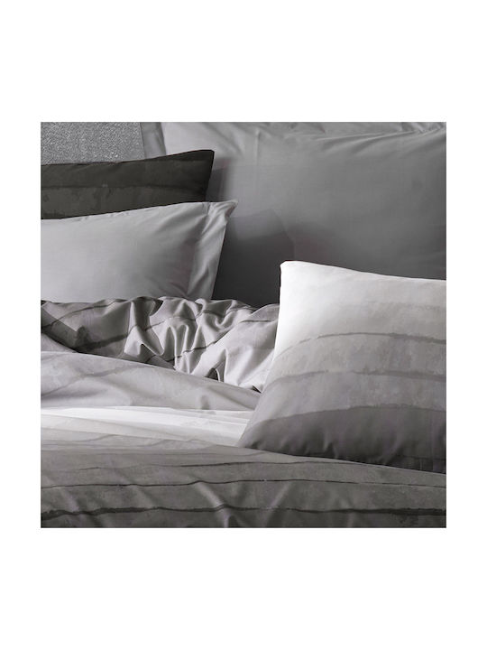 Dimcol Shades Of Grey Pillowcase with Envelope Cover 485 Grey 50x70cm.