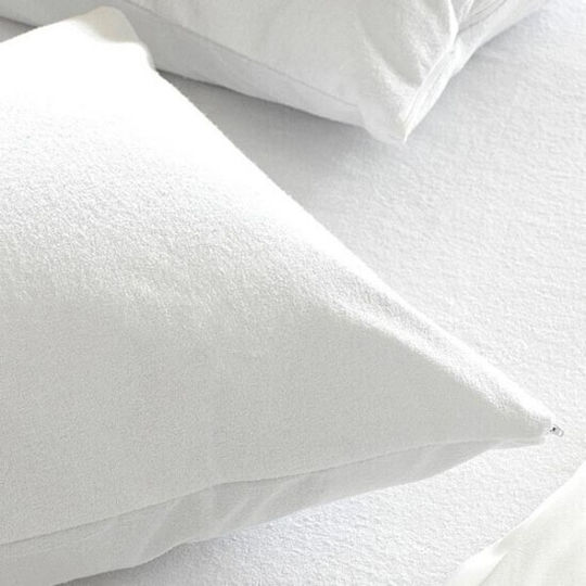 Sunshine Σετ Προστατευτικά Μαξιλαριών Αδιάβροχα White 50x70cm 071-8