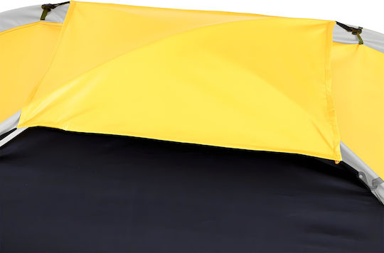ArteLibre Ko Lipe Summer Camping Tent Igloo Yellow For 6 People 300x220x170cm