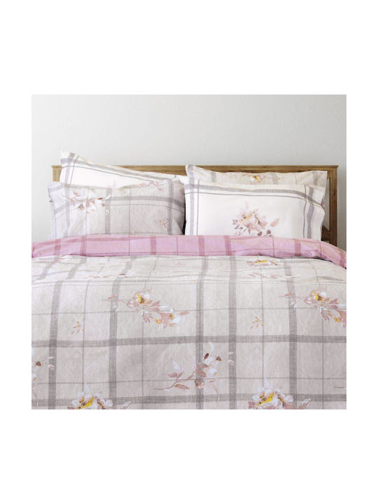Nima Reimon Pillowcase Set with Envelope Cover Pink 52x72cm.