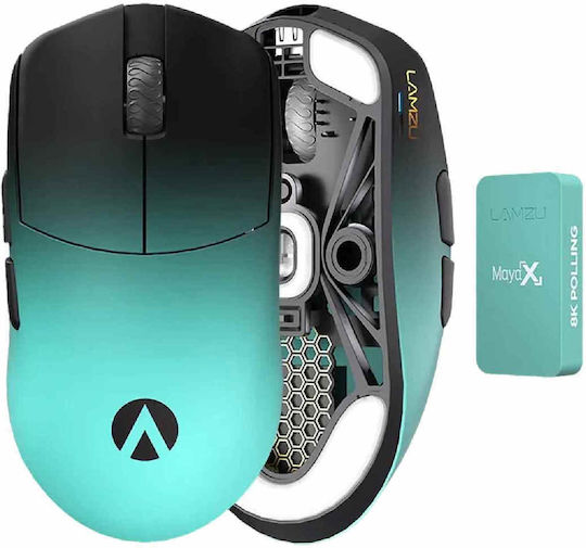 Lamzu Maya X 8K Ασύρματο Gaming Ποντίκι 30000 DPI Μπλε