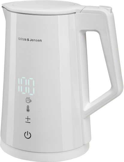 Gotze & Jensen Електрическа Кана За Пътуване 1.5л 3000W Сива