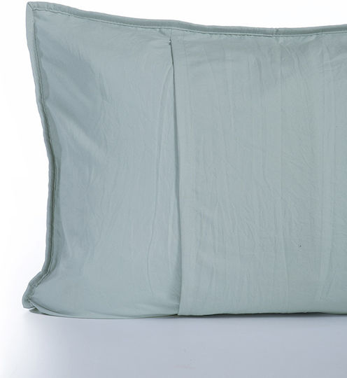 Nef-Nef Homeware Scofield Σετ Μαξιλαροθήκες με Φάσα Blue 52x72εκ.
