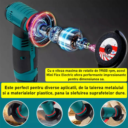 Τροχός Mini 76mm Ρεύματος 750W