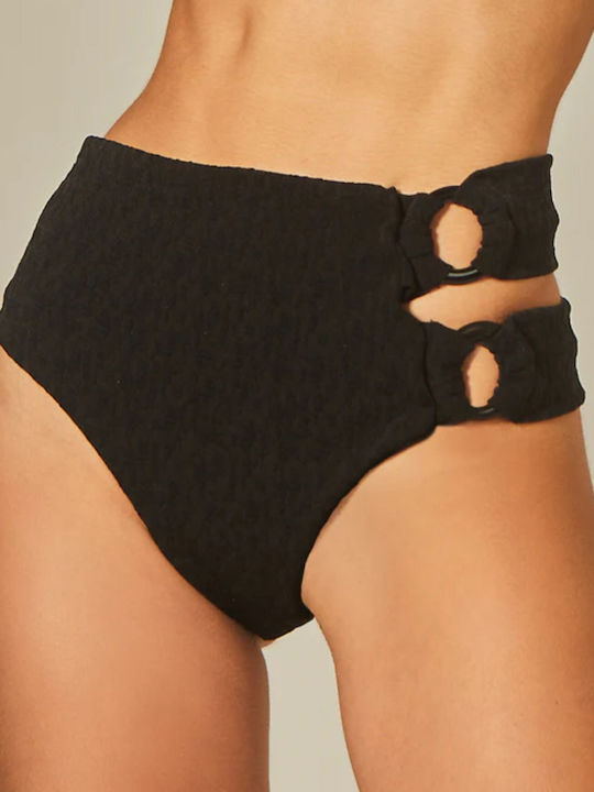 Set Bikini Talie înaltă Black