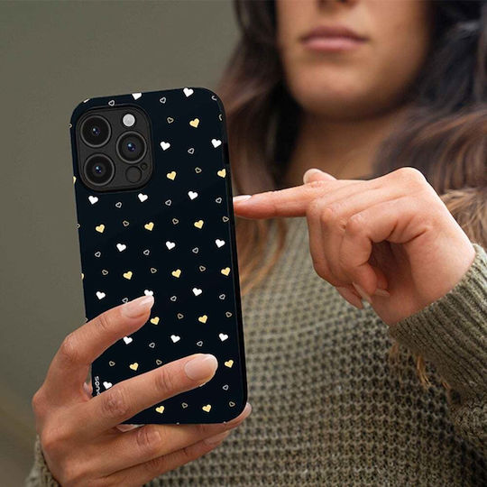 Sonique Heart Series Hülle für Motorola Moto G34 5G Schwarz 01