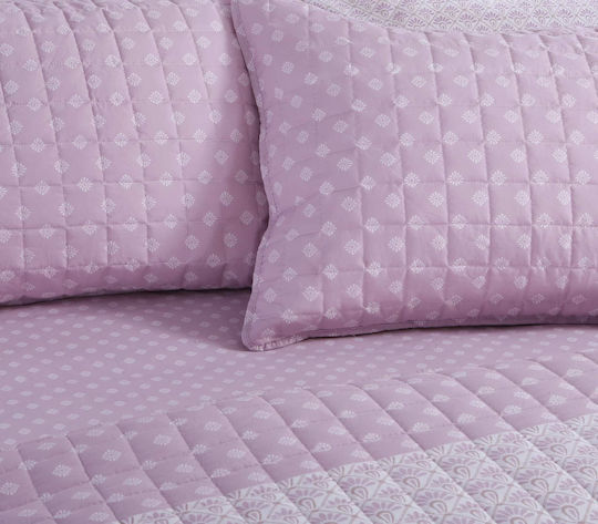 Nef-Nef Homeware Keylan Σετ с корица за плик Морав 52x72см
