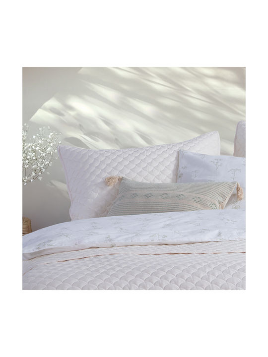 Nef-Nef Homeware Scofield Σετ Μαξιλαροθήκες με Φάσα Ecru 52x72εκ.