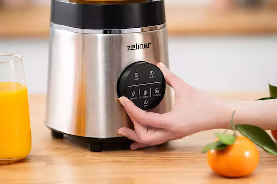 Zelmer Μπλέντερ με Πλαστική Κανάτα 1.75 lt 1800W Γκρι