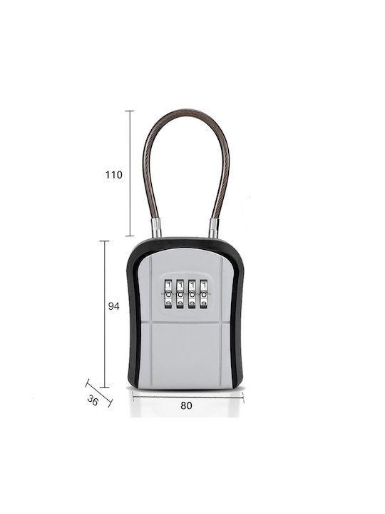 Combination Lock Box Key Storage CH-807-3 Combination Lock Box Key Storage CH-807-3