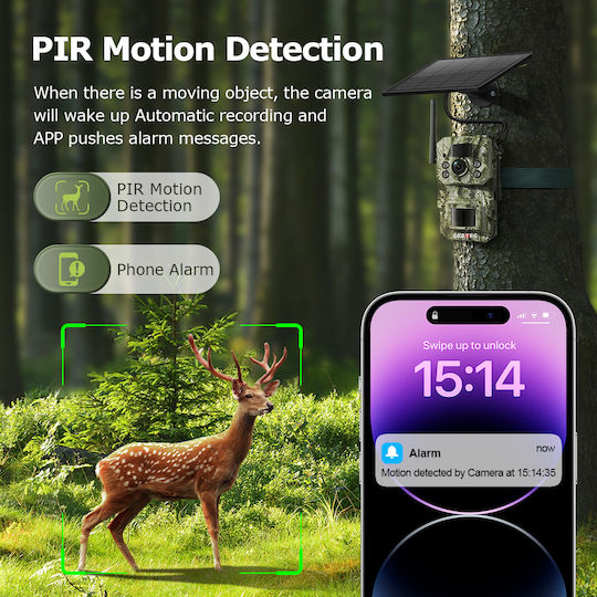 Sectec Waterproof Night Vision Hunting Camera with Motion Detection