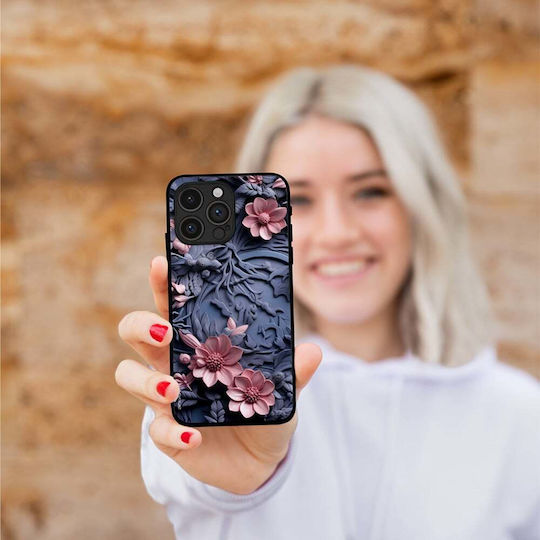 Калъф Sonique 3D Flower Series за Motorola Moto G75 5G Розов 02