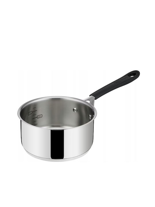 Tefal Jamie Oliver Σετ Κατσαρόλες από Ανοξείδωτο Ατσάλι Silver με Αντικολλητική Επίστρωση 6τμχ