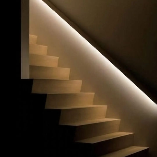 Aigostar Αδιάβροχη Ταινία LED 220V Θερμό Λευκό Φως 1m Τύπου SMD2835