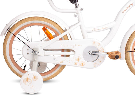 Sun Baby 16" Παιδικό Ποδήλατo Πόλης Λευκό