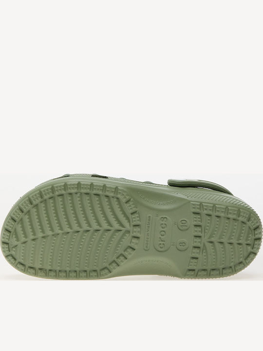 Crocs Lockdown Clogs Green