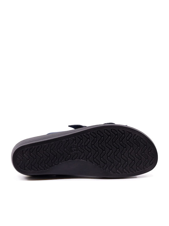 Platforme Dama Anatomice De Vară Tip Slip On Albastru Marin