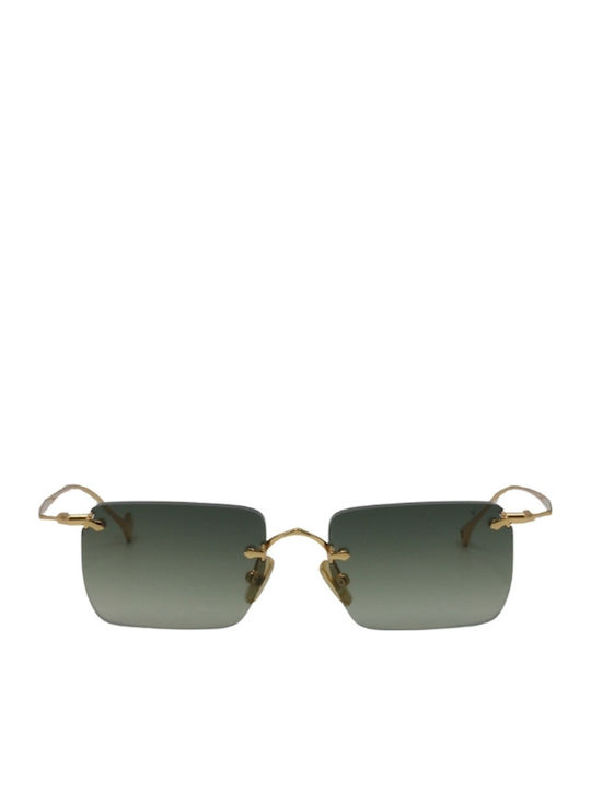 Eyepetizer Sunglasses Χρυσά with Metal Frame & Green Lens Eyepetizer Sunglasses Χρυσά with Metal Frame & Green Lens