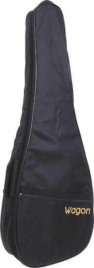 Wagon Case Suitcase Acoustic Guitar Padded Black