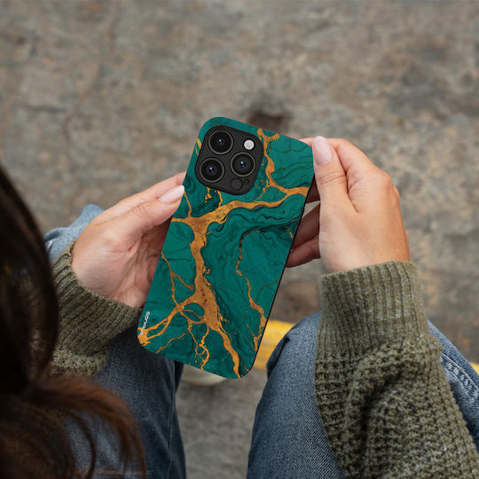 Sonique Marble Series Case for Motorola Edge 50 Fusion 5G Green