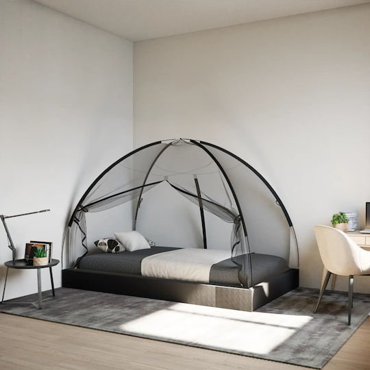 Mongolia Mosquito Net Doors 200 Mesh Black 200x120x130cm
